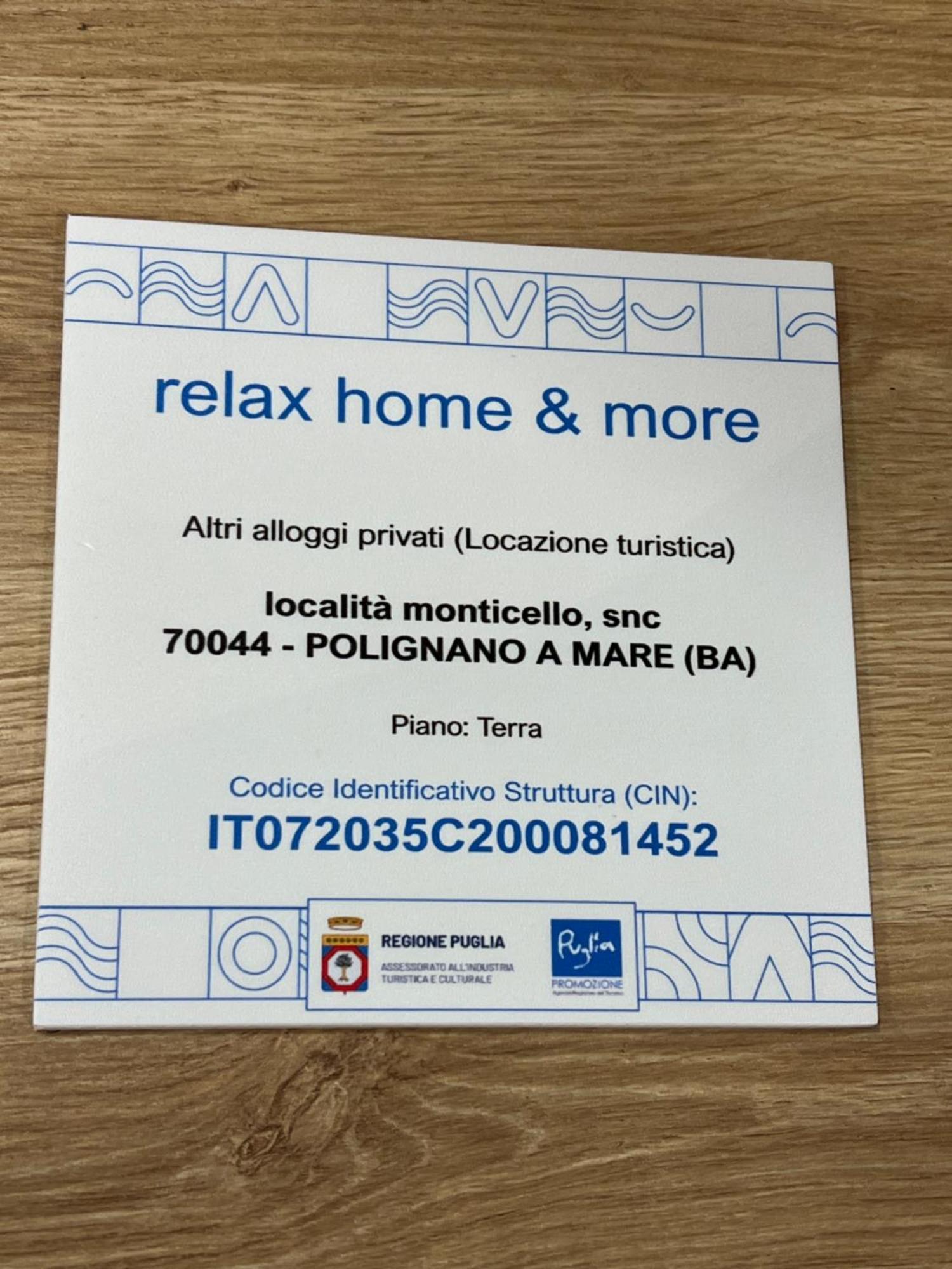 Relaxhomeandmore21Official 滨海波利尼亚诺 外观 照片